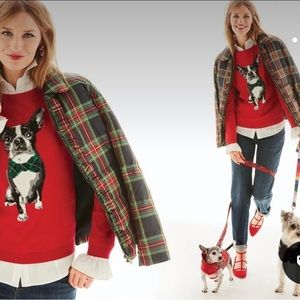 Talbots Tartan Plaid Down Puffer Jacket